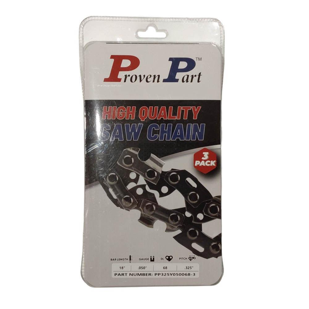 Proven Part 3-Pack of chainsaw Chain 325 Pitch 050 Gauge 68 DL Fits Stihl 23RM3 68