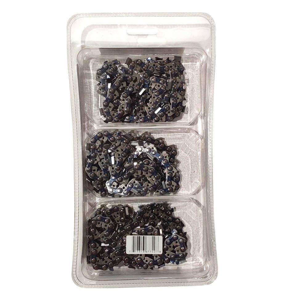 Proven Part 3-Pack of chainsaw Chain 325 Pitch 050 Gauge 79 DL Fits Homelite 20LPX079G