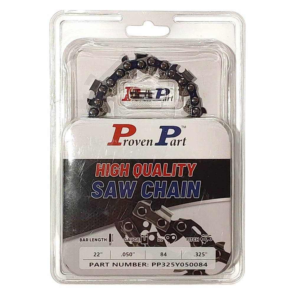 Proven Part Full Chisel Saw Chain .325" .050" 84DL