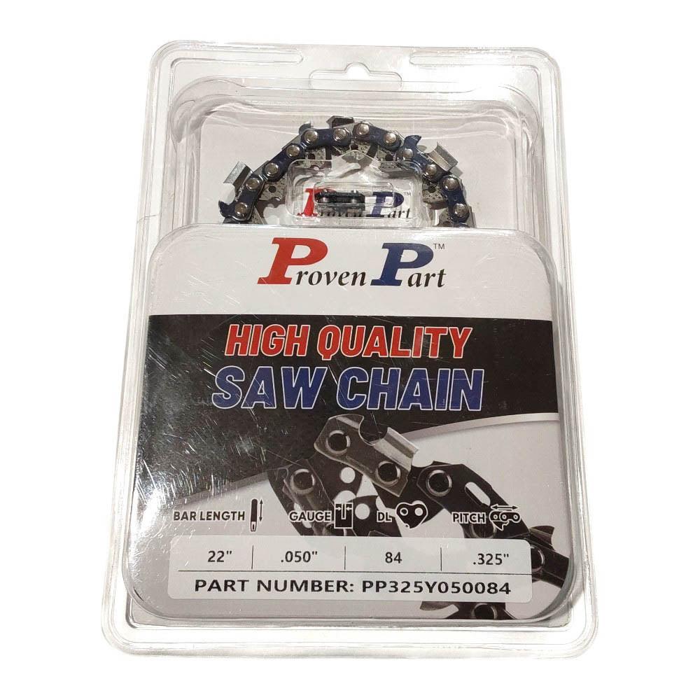 Proven Part Full Chisel Saw Chain .325" .050" 84DL