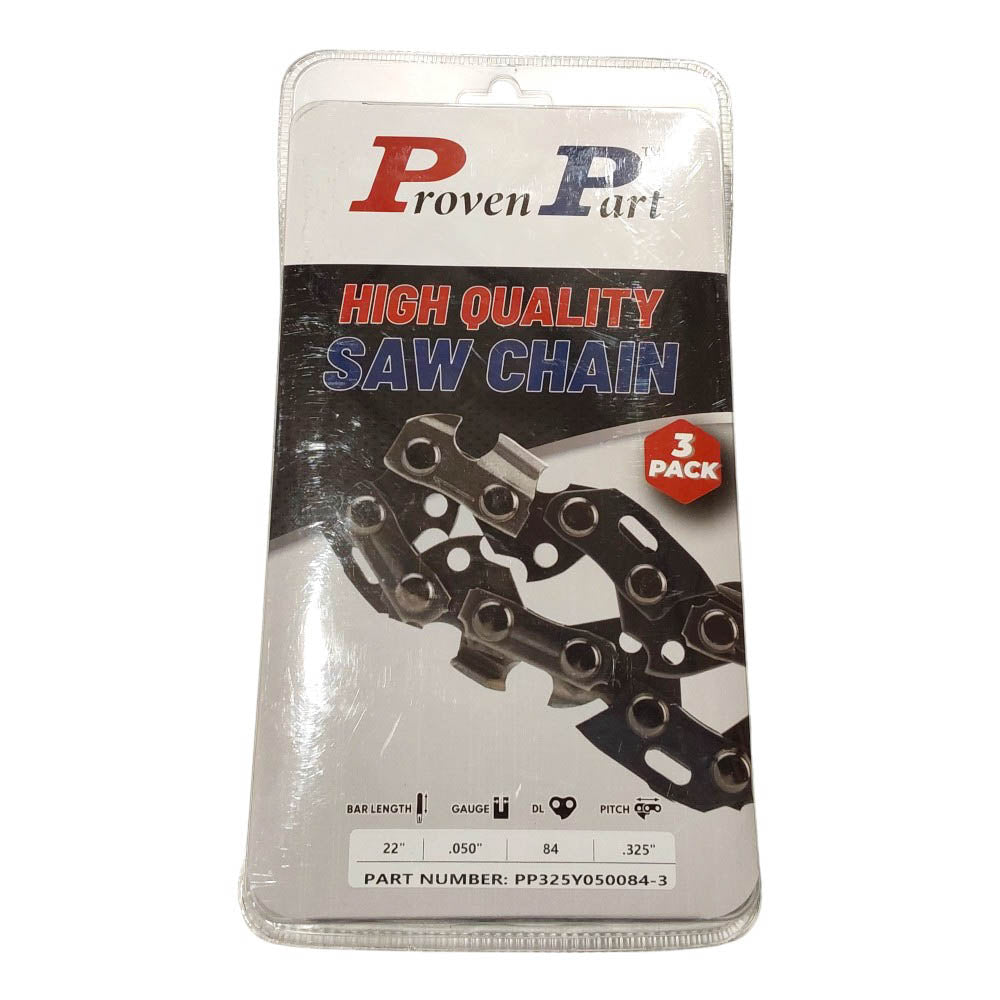 Proven Part 3-Pack of chainsaw Chain 325 Pitch 050 Gauge 84 DL Fits Dolmar 72EXL084G