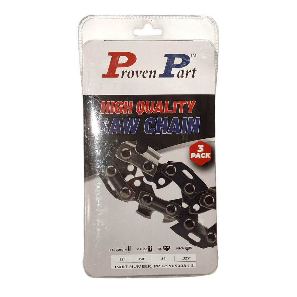 Proven Part 3-Pack of chainsaw Chain 325 Pitch 050 Gauge 84 DL Fits Dolmar 72EXL084G