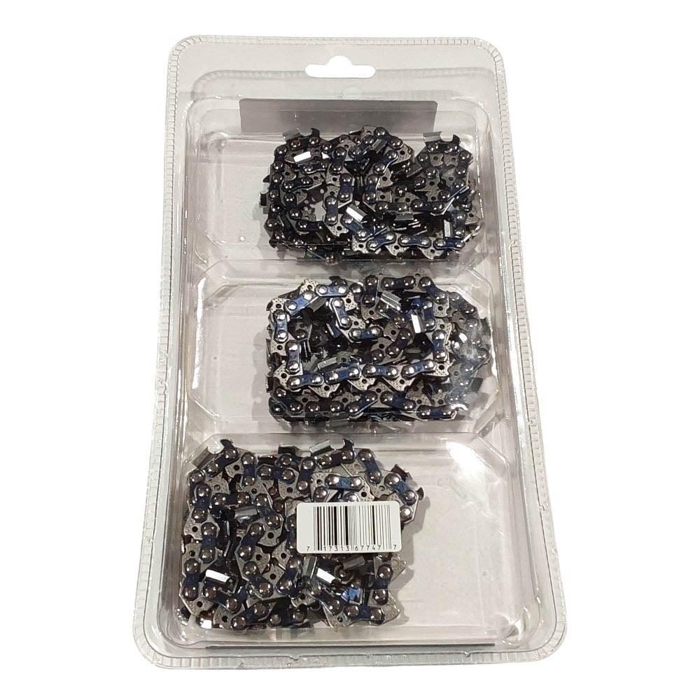 Proven Part 3-Pack of chainsaw Chain 325 Pitch 063 Gauge 72 DL Fits Oregon 35LG072