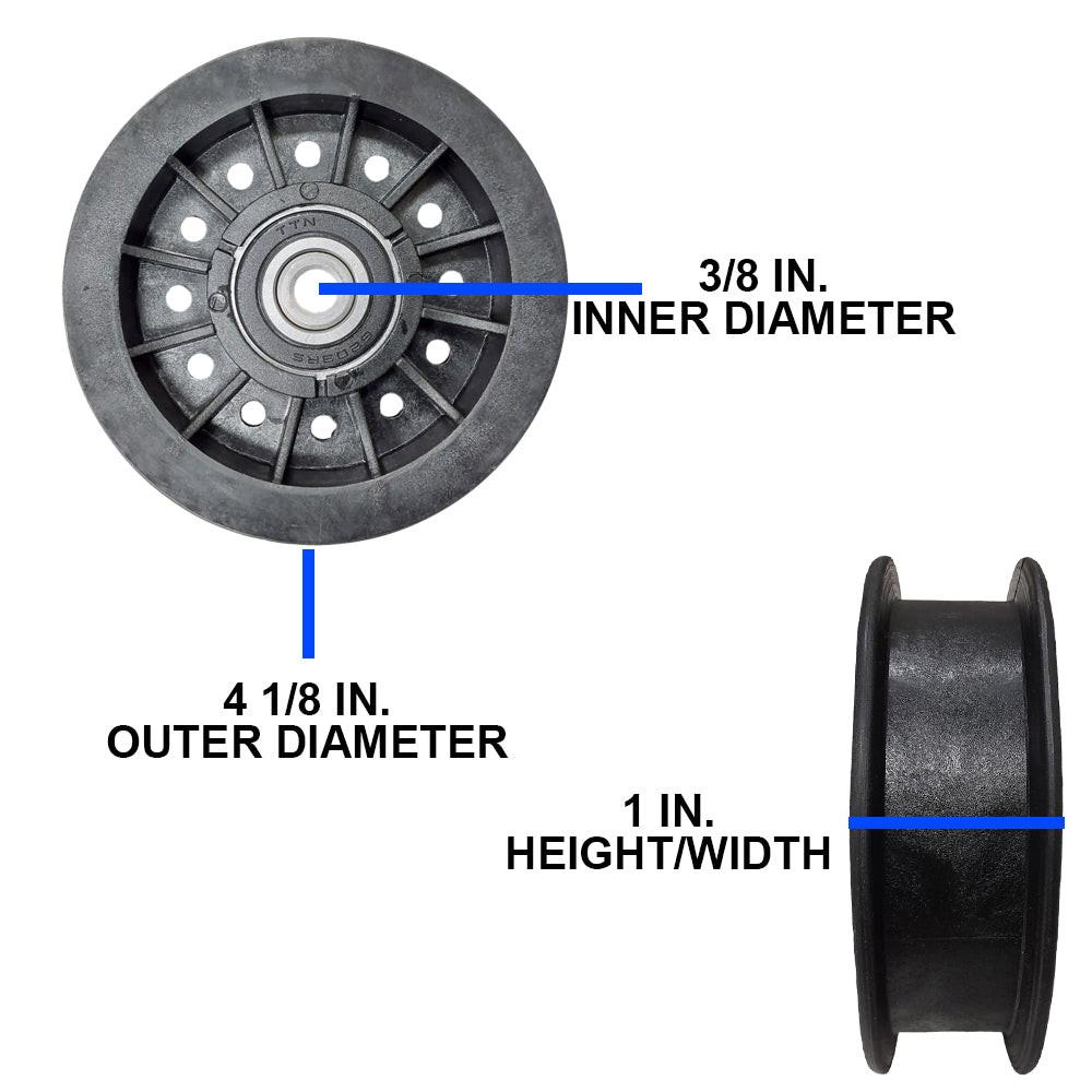 Proven Part Flat Idler Pulley Fits MTD 756-0627 756-0365