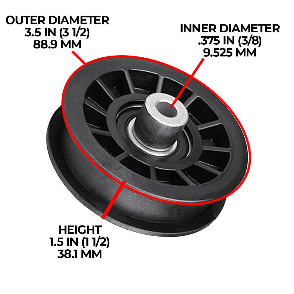 3 Drive Transmission Idler Pulley Belt For Husqvarna 2042LS 2246LS 2346XLS 2348L