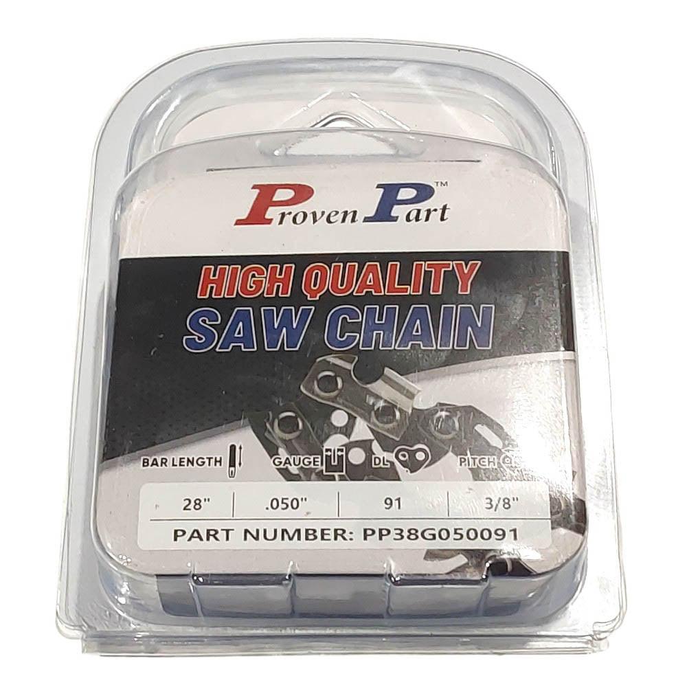 Proven Part Semi Chisel Saw Chain 3/8" .050" 91DL