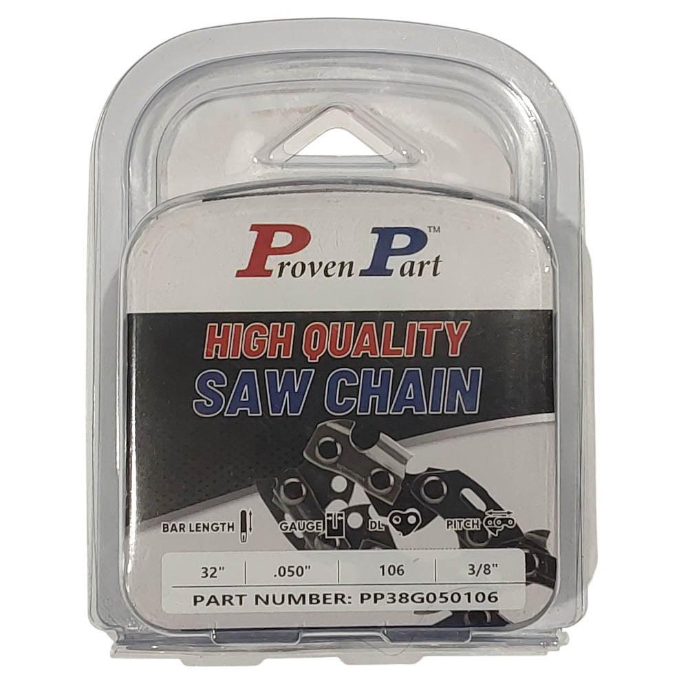 Proven Part Semi Chisel Saw Chain 3/8" .050" 106DL