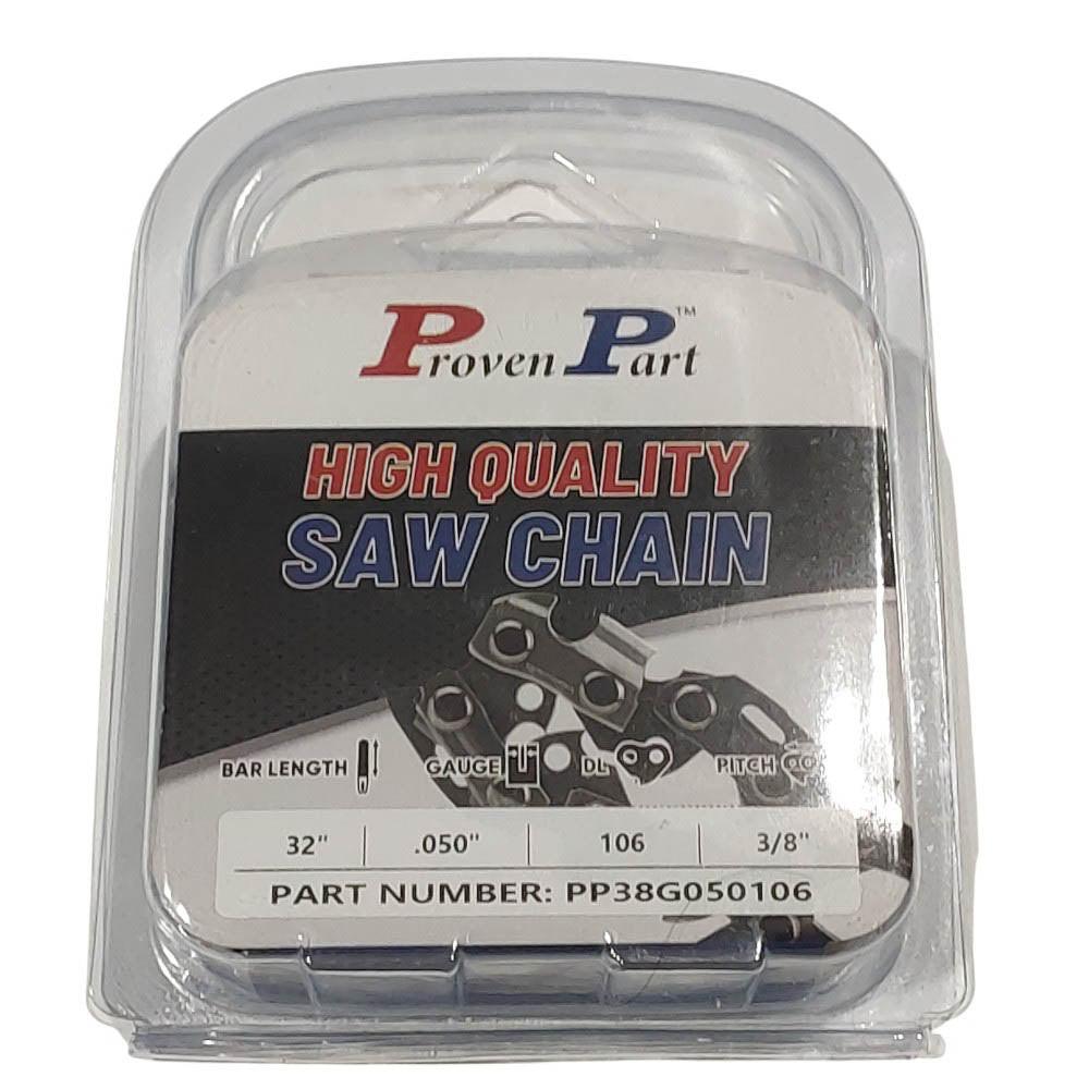 Proven Part Semi Chisel Saw Chain 3/8" .050" 106DL