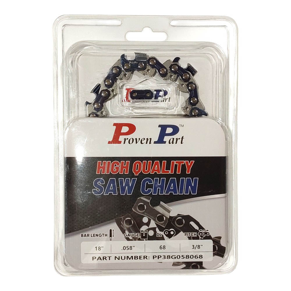 Proven Part 18" Chain Fits Husqvarna 372XP 380 385 501 84 15-68 Bar 3/8" .058" 68DL