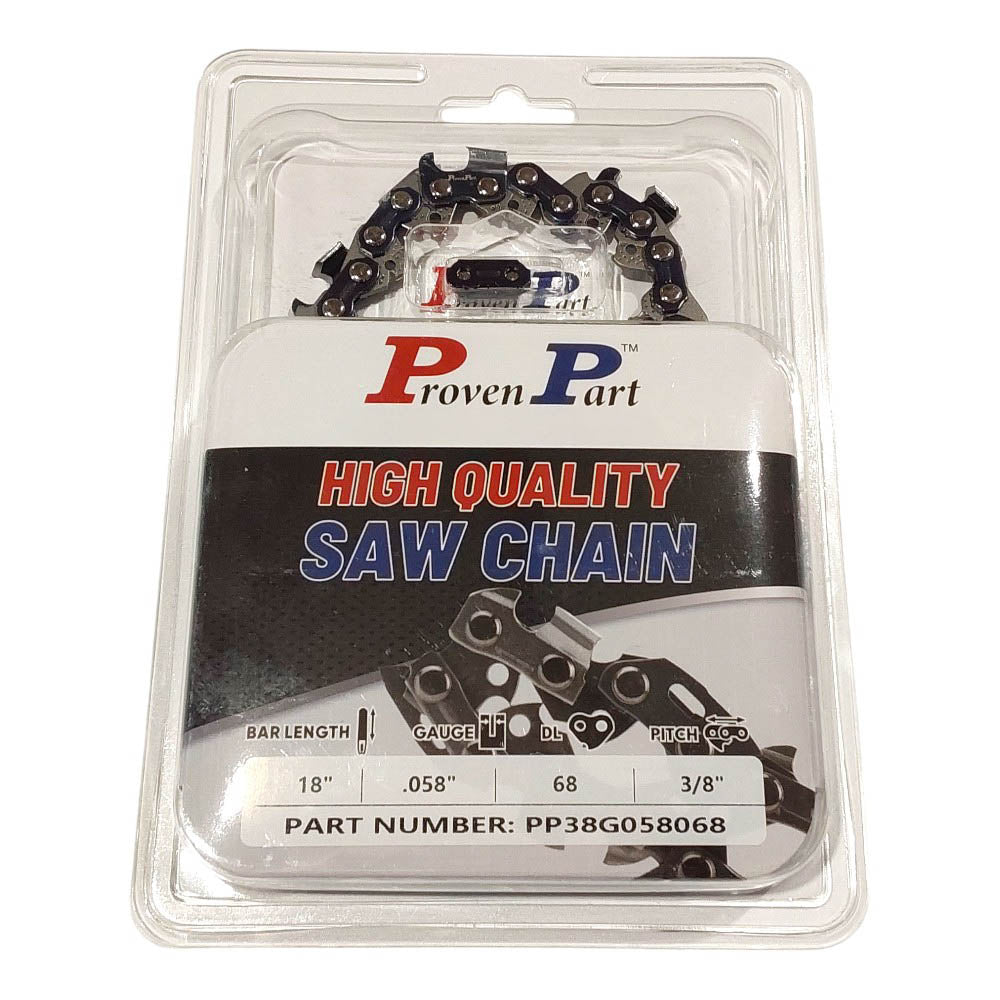 Proven Part 18" Chain Fits Husqvarna 372XP 380 385 501 84 15-68 Bar 3/8" .058" 68DL