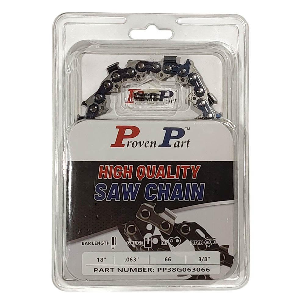 Proven Part 18" Chain Fits 3626-005-0066 Stihl MS440, MS441Cm Bar 3/8" .063" 66DL