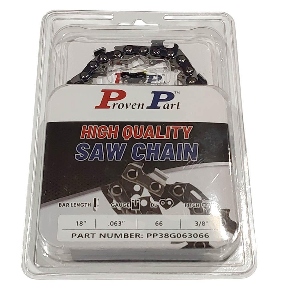 Proven Part 18" Chain Fits 3626-005-0066 Stihl MS440, MS441Cm Bar 3/8" .063" 66DL