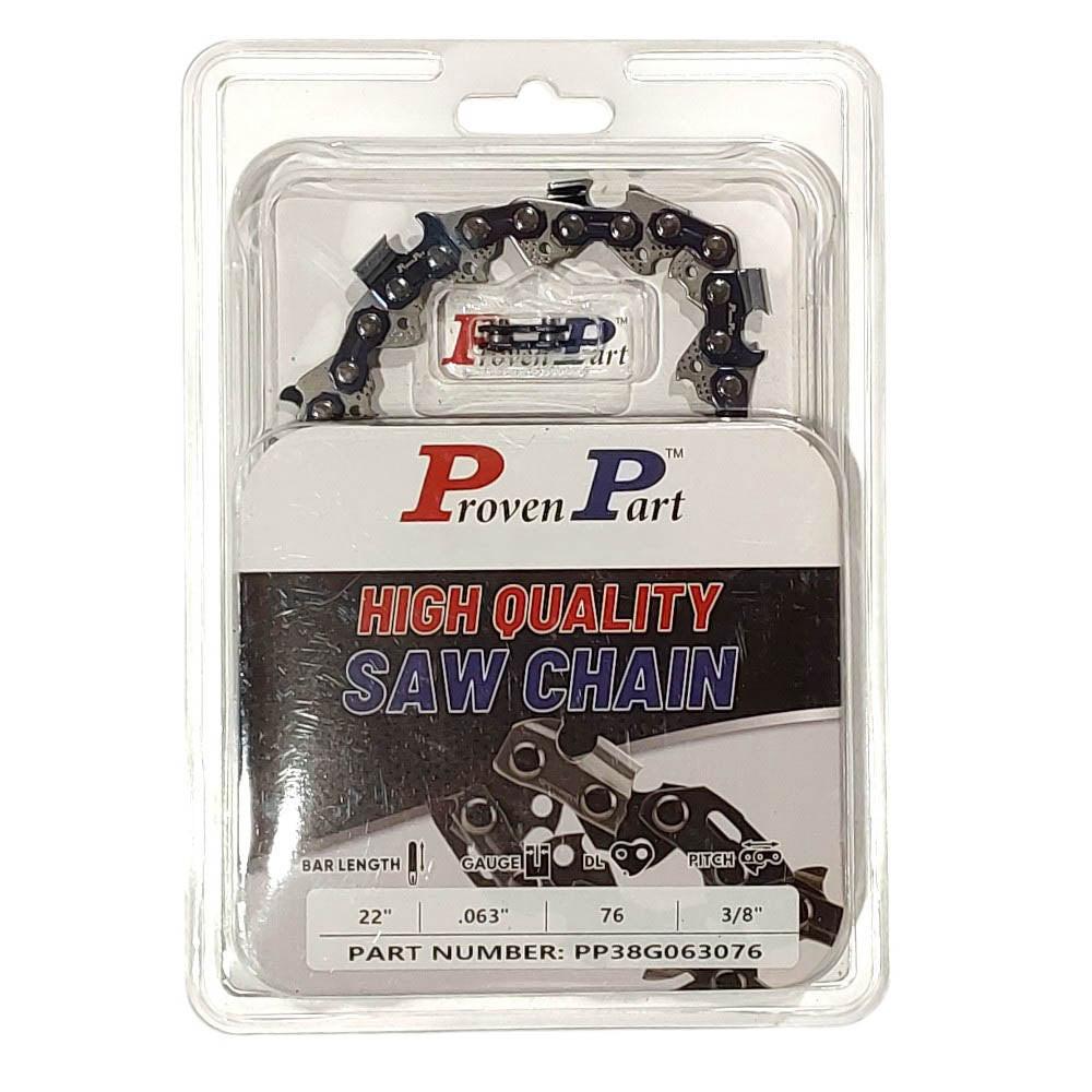 Proven Part Semi Chisel Saw Chain 3/8" .063" 76DL