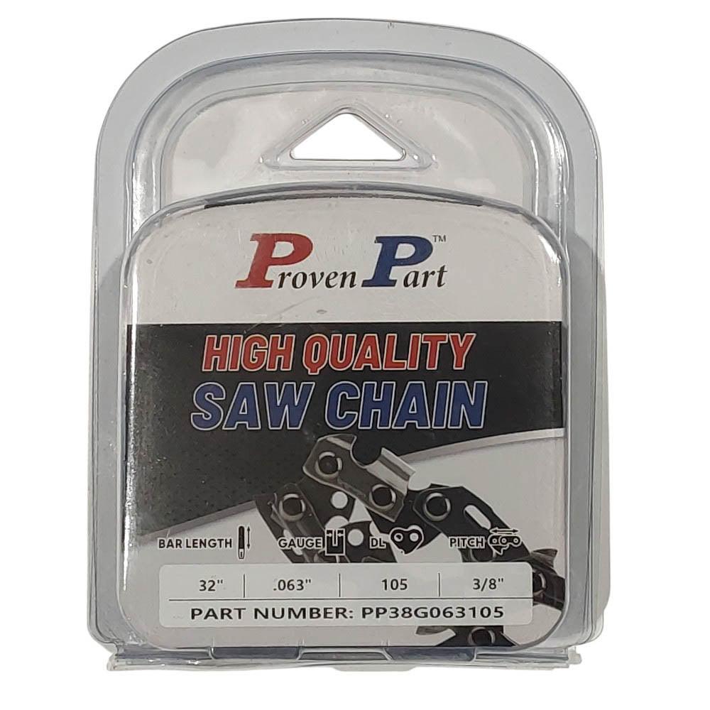 Proven Part Semi Chisel Saw Chain 3/8" .063" 105DL