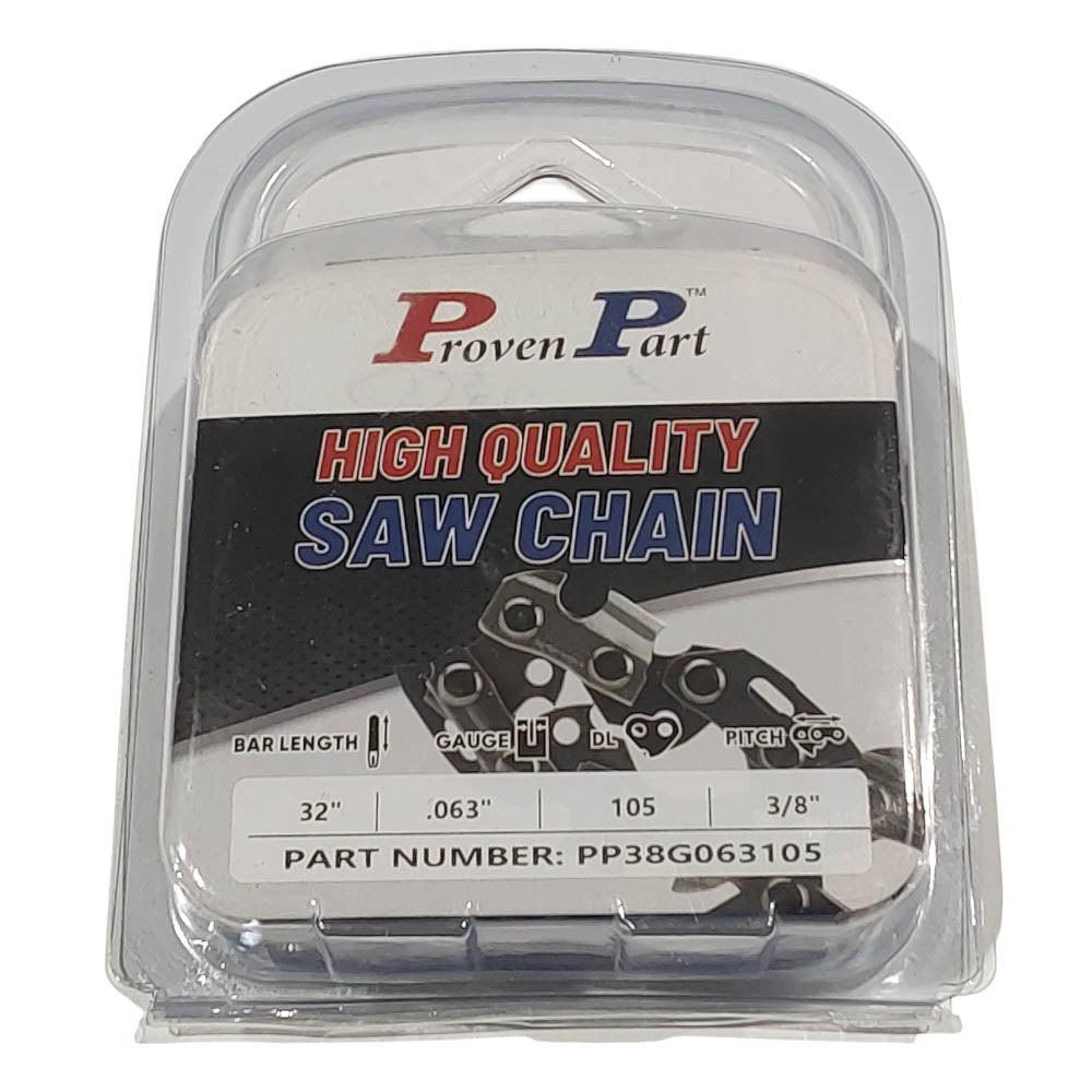 Proven Part Semi Chisel Saw Chain 3/8" .063" 105DL