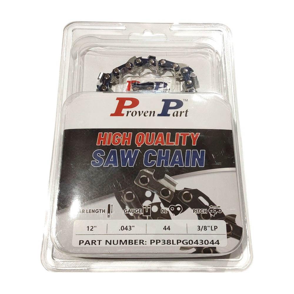 Cadena de 12 pulgadas de pieza probada para Stihl Ms170, Ms193 3610-005-0044 barra 3/8Lp .043 44Dl