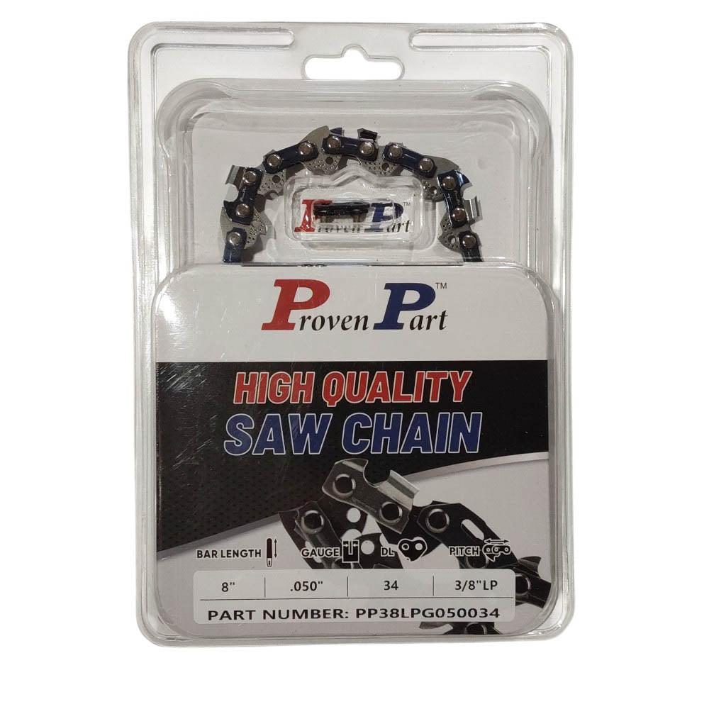 Proven Part Semi Chisel Saw Chain 3/8" .050" 34DL
