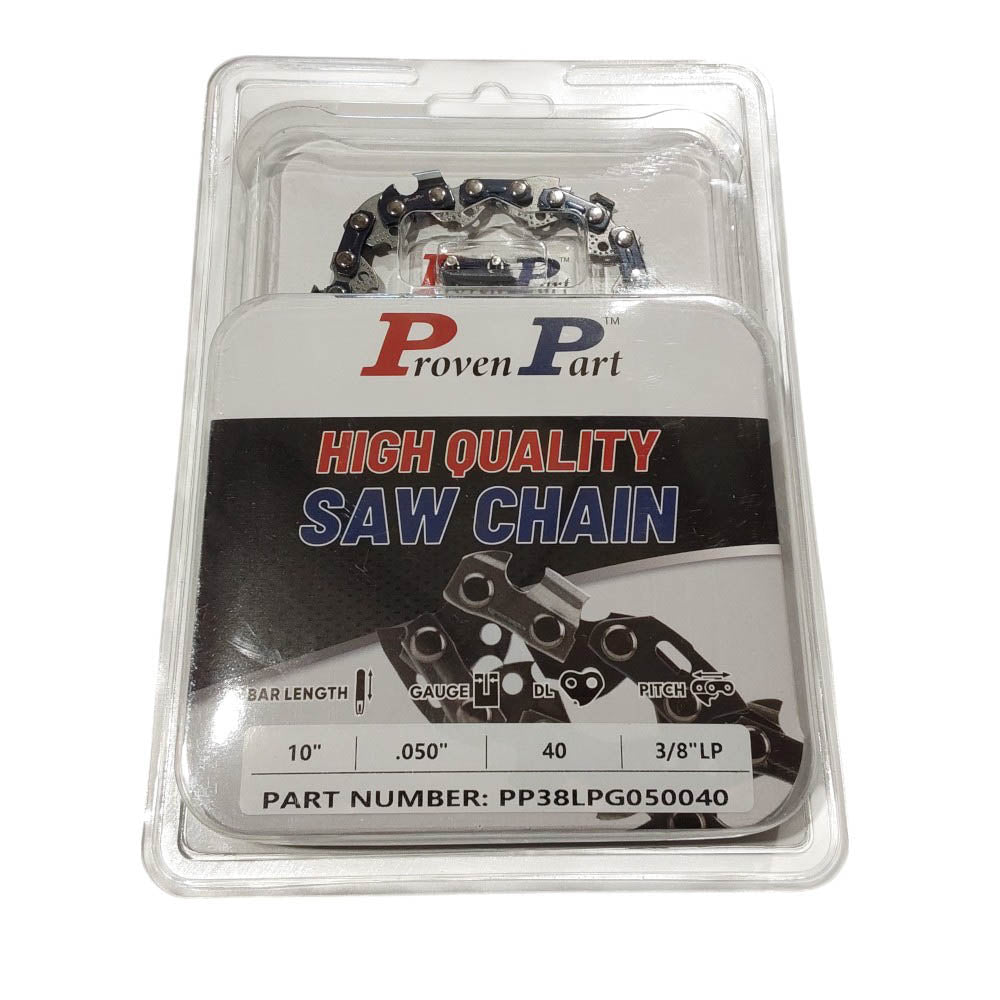 Cadena de sierra semicincel de pieza probada 3/8" .050" 40DL