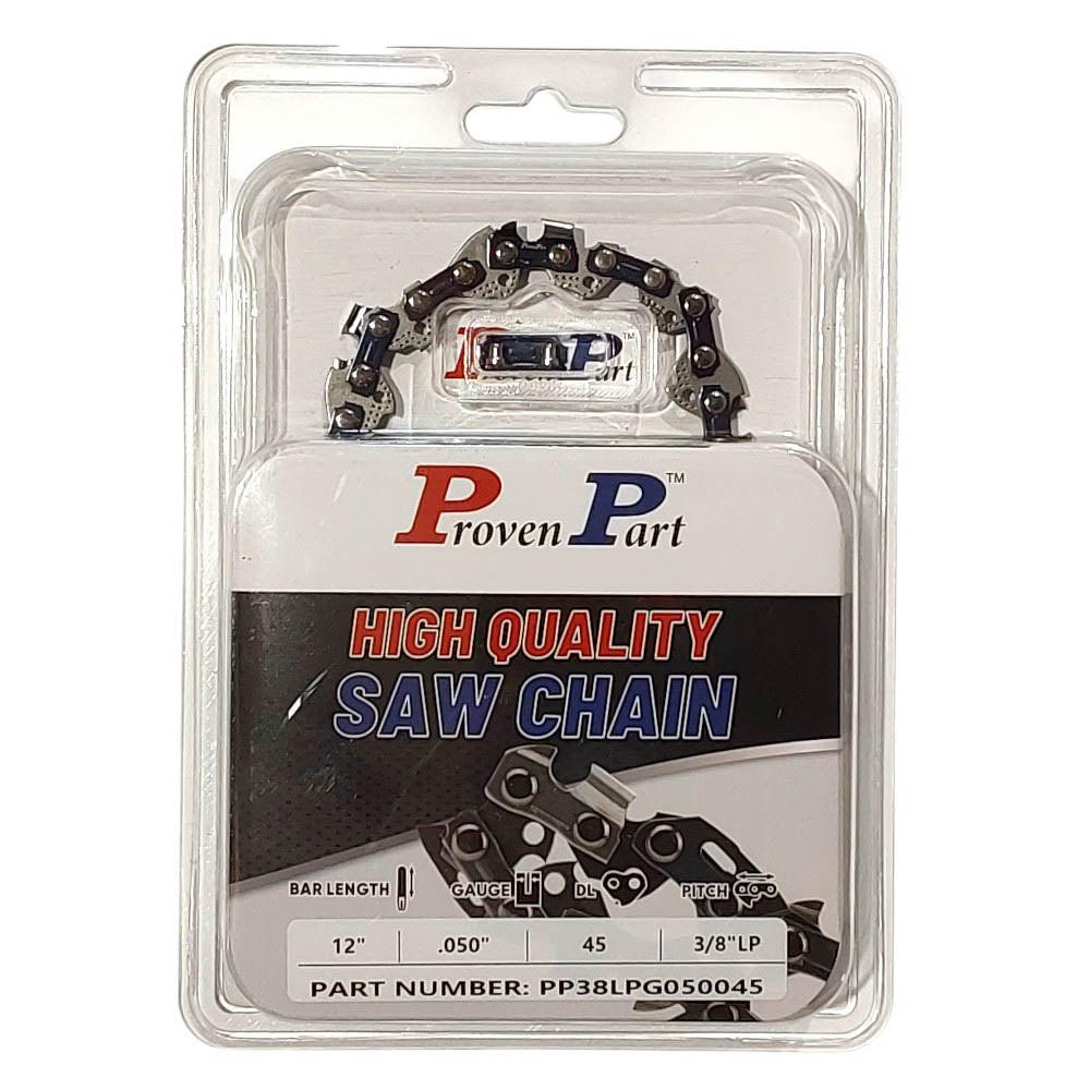 Proven Part Semi Chisel Saw Chain 3/8" LP .050" 45DL
