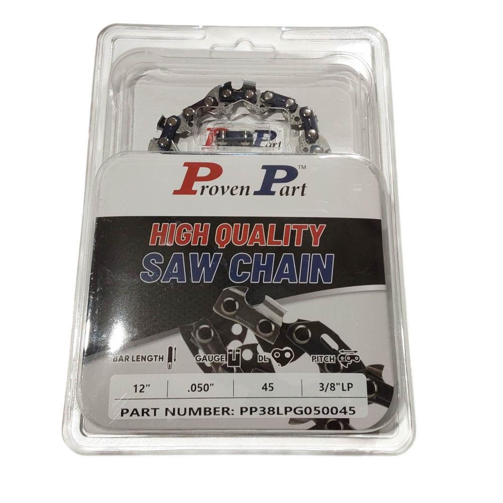 Proven Part Semi Chisel Saw Chain 3/8" LP .050" 45DL