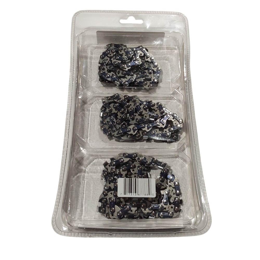 Proven Part 3-Pack of chainsaw Chain 38LP Pitch 050 Gauge 51 DL Fits Oregon 91PXL051G