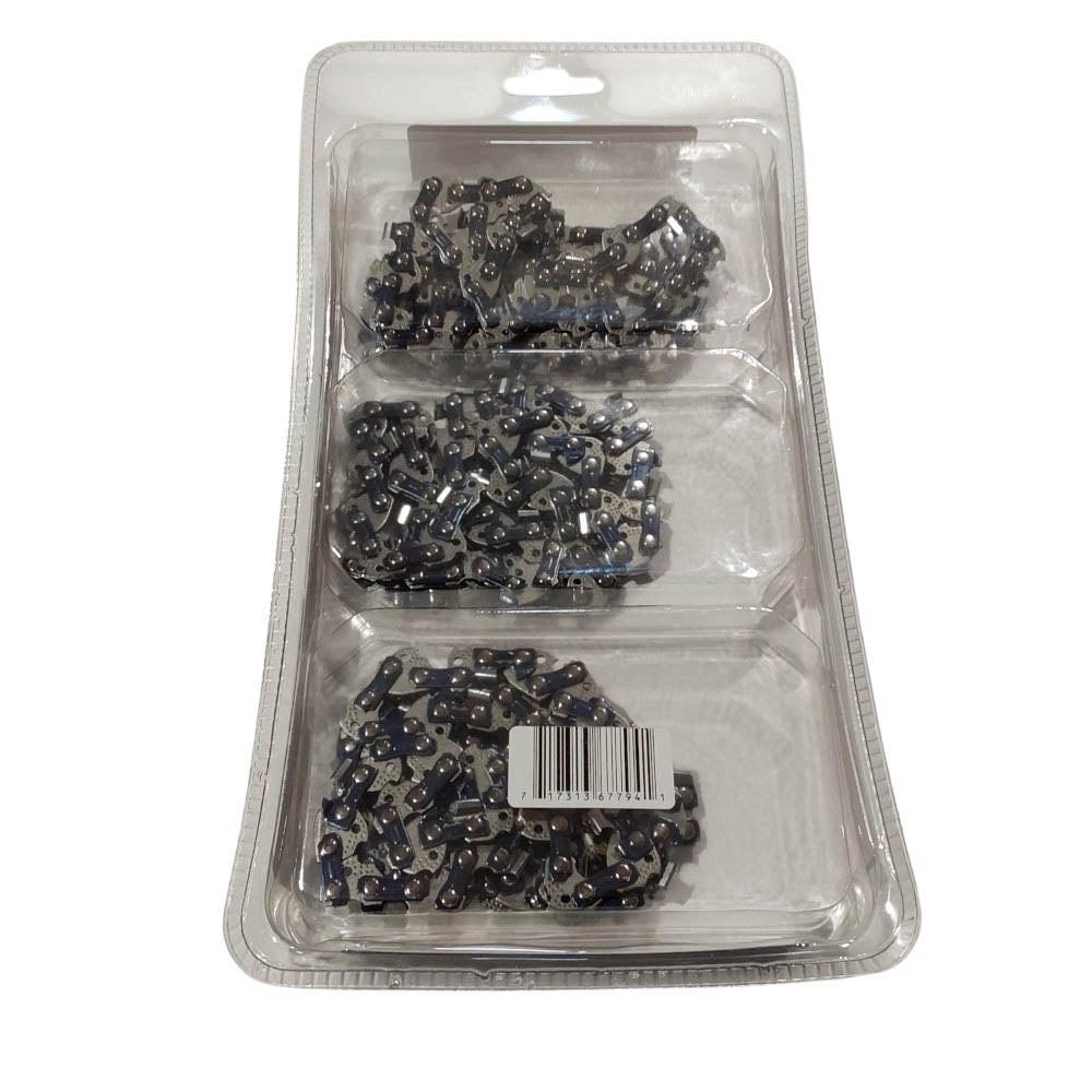 Proven Part 3-Pack of chainsaw Chain 38LP Pitch 050 Gauge 60 DL Fits Mcculloch PM370