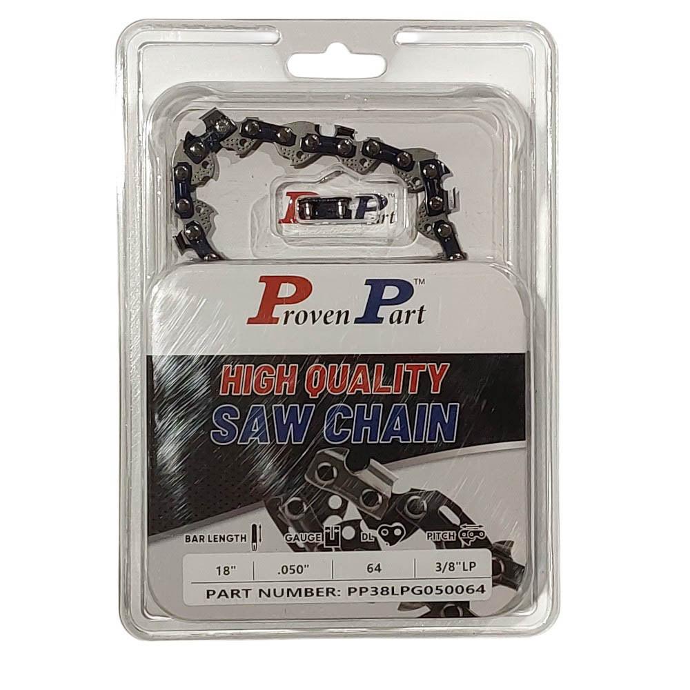 Proven Part Semi Chisel Saw Chain 3/8" .050" 64DL