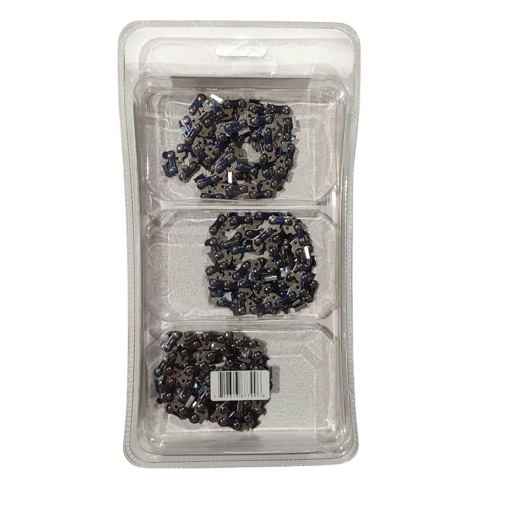 Proven Part 3-Pack of chainsaw Chain 38LP Pitch 043 Gauge 44 DL Fits Echo 90VXL44CQ