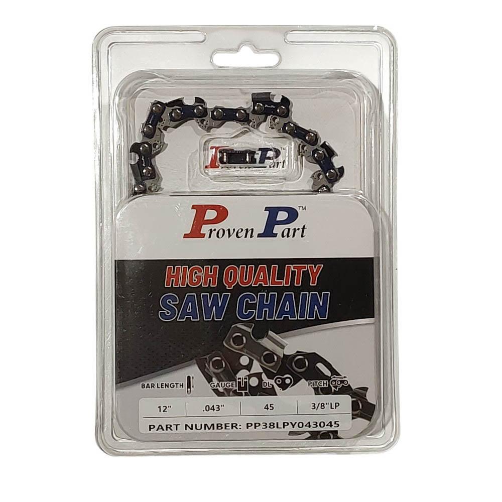 Proven Part Full Chisel Saw Chain 3/8" LP .043" 45DL