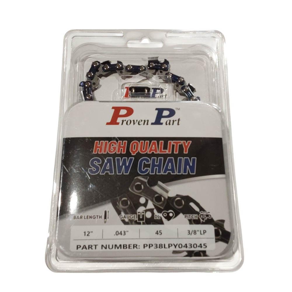 Proven Part Full Chisel Saw Chain 3/8" LP .043" 45DL
