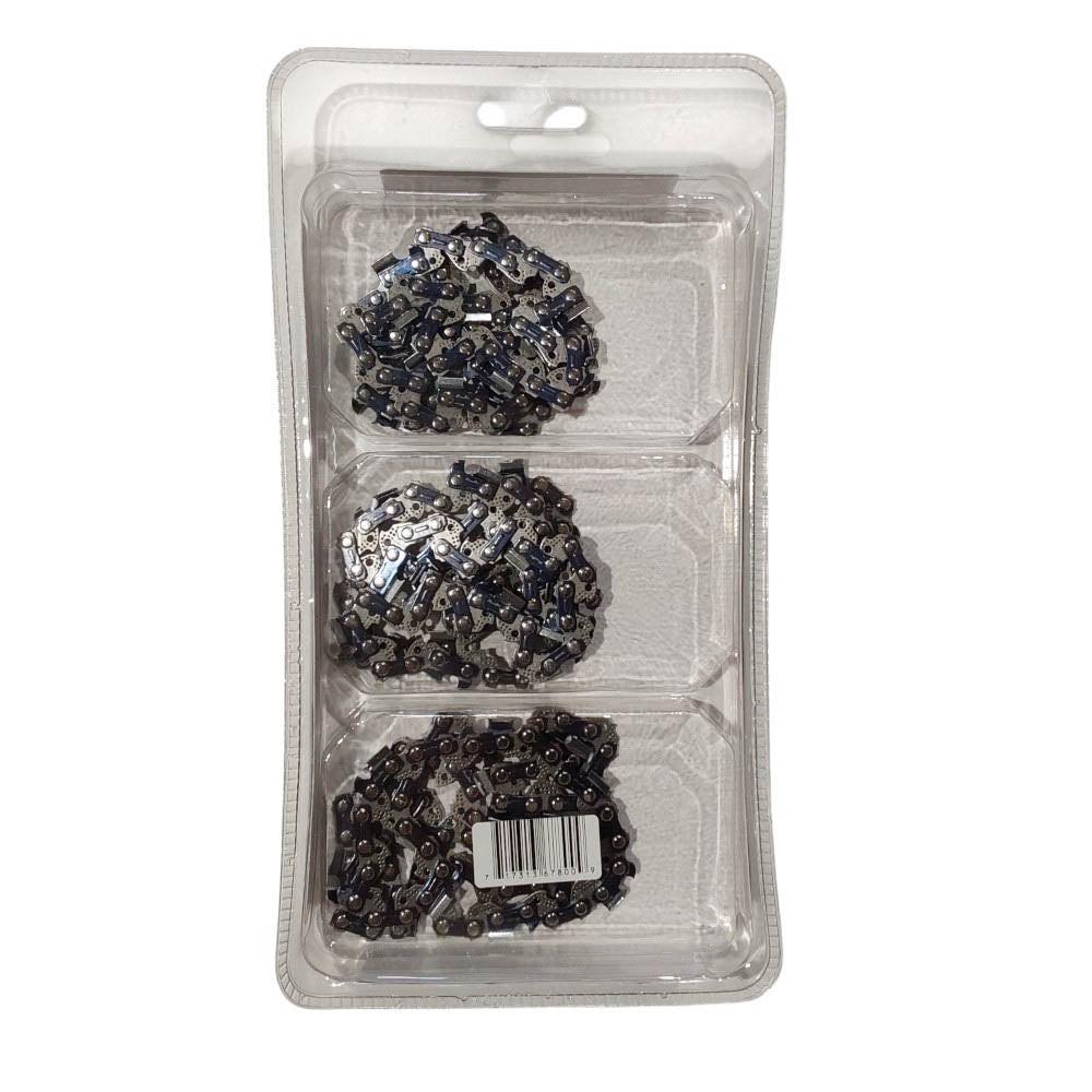 Proven Part 3PK Full Chisel Chain 3/8" LP .043" 45DL For Craftsman Fits 90PX045G
