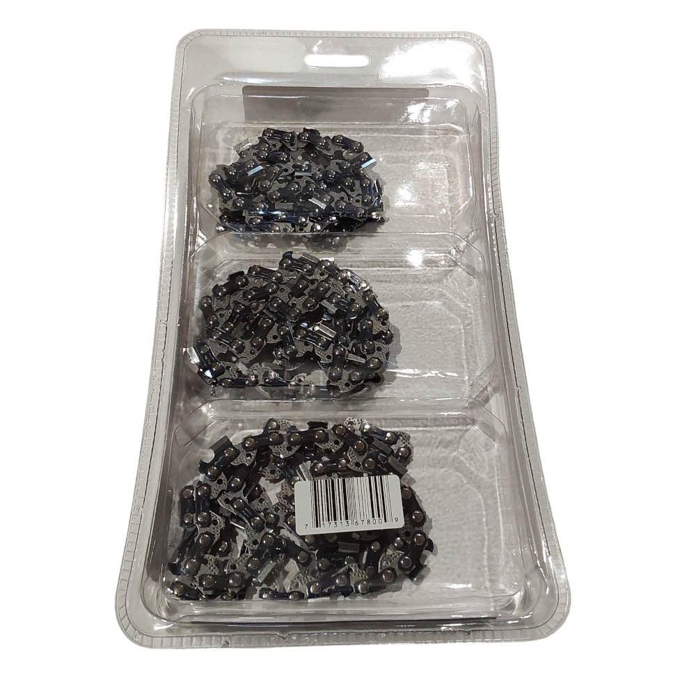 Proven Part 3PK Full Chisel Chain 3/8" LP .043" 45DL For Craftsman Fits 90PX045G