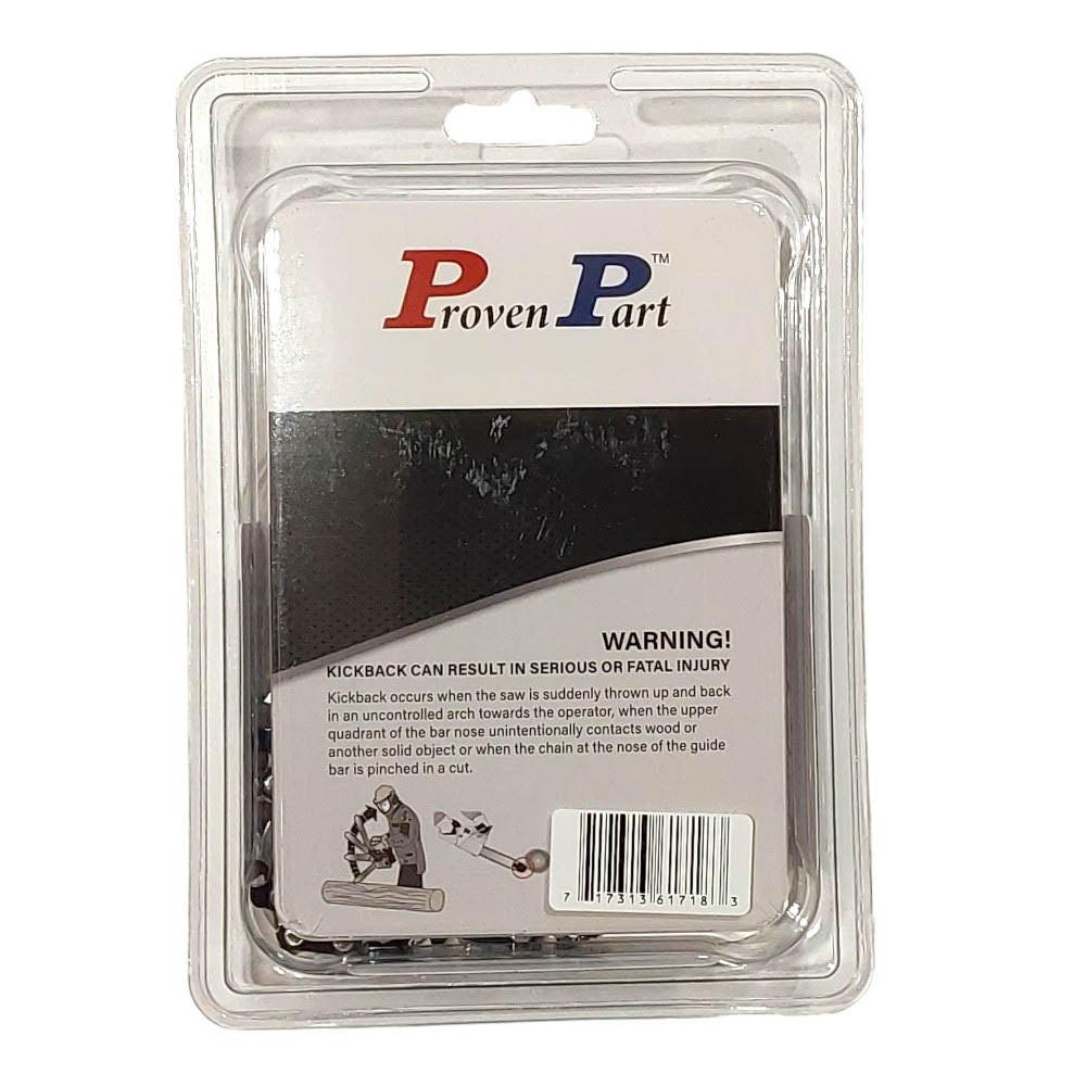 Cadena de cincel completa de 14" de pieza probada para Stihl Ms193 3610-005-0050 Paso 3/8Lp .043G 50Dl