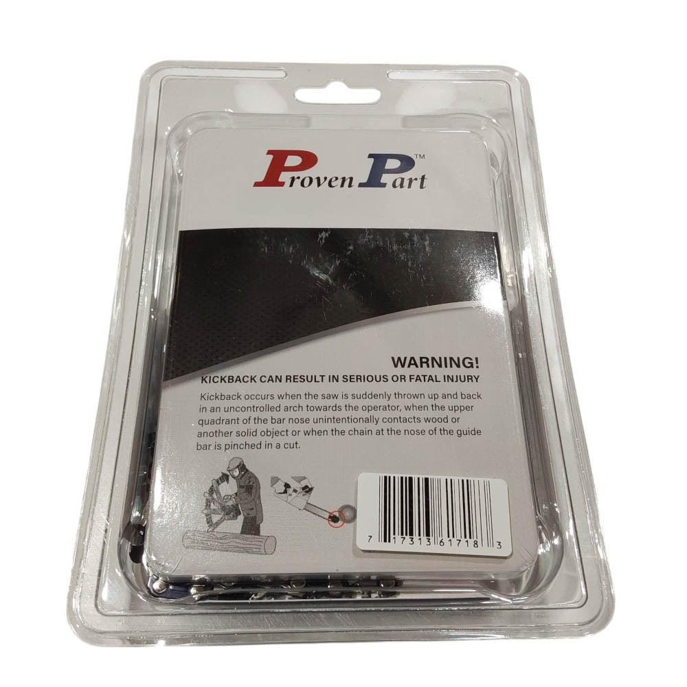 Cadena de cincel completa de 14" de pieza probada para Stihl Ms193 3610-005-0050 Paso 3/8Lp .043G 50Dl