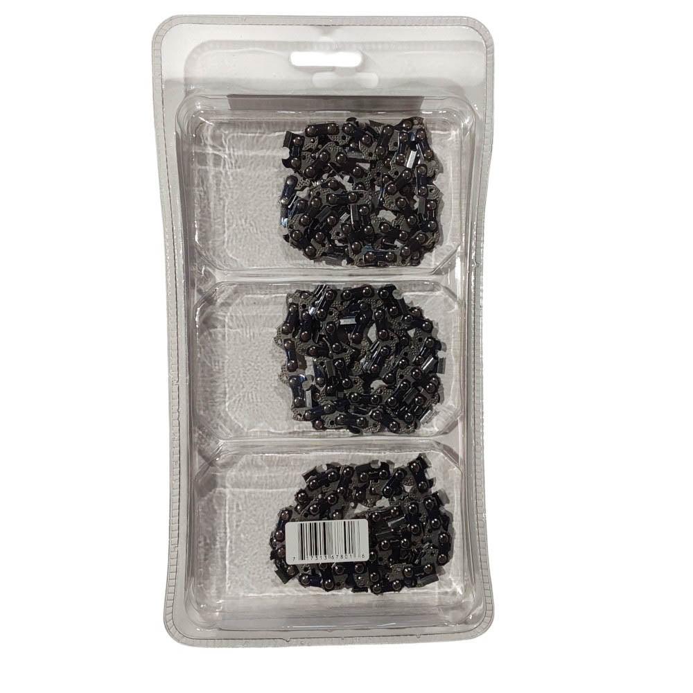 Proven Part 3PK Full Chisel Chain 3/8" LP .043" 50DL For Stihl Fits 3610 005 0050