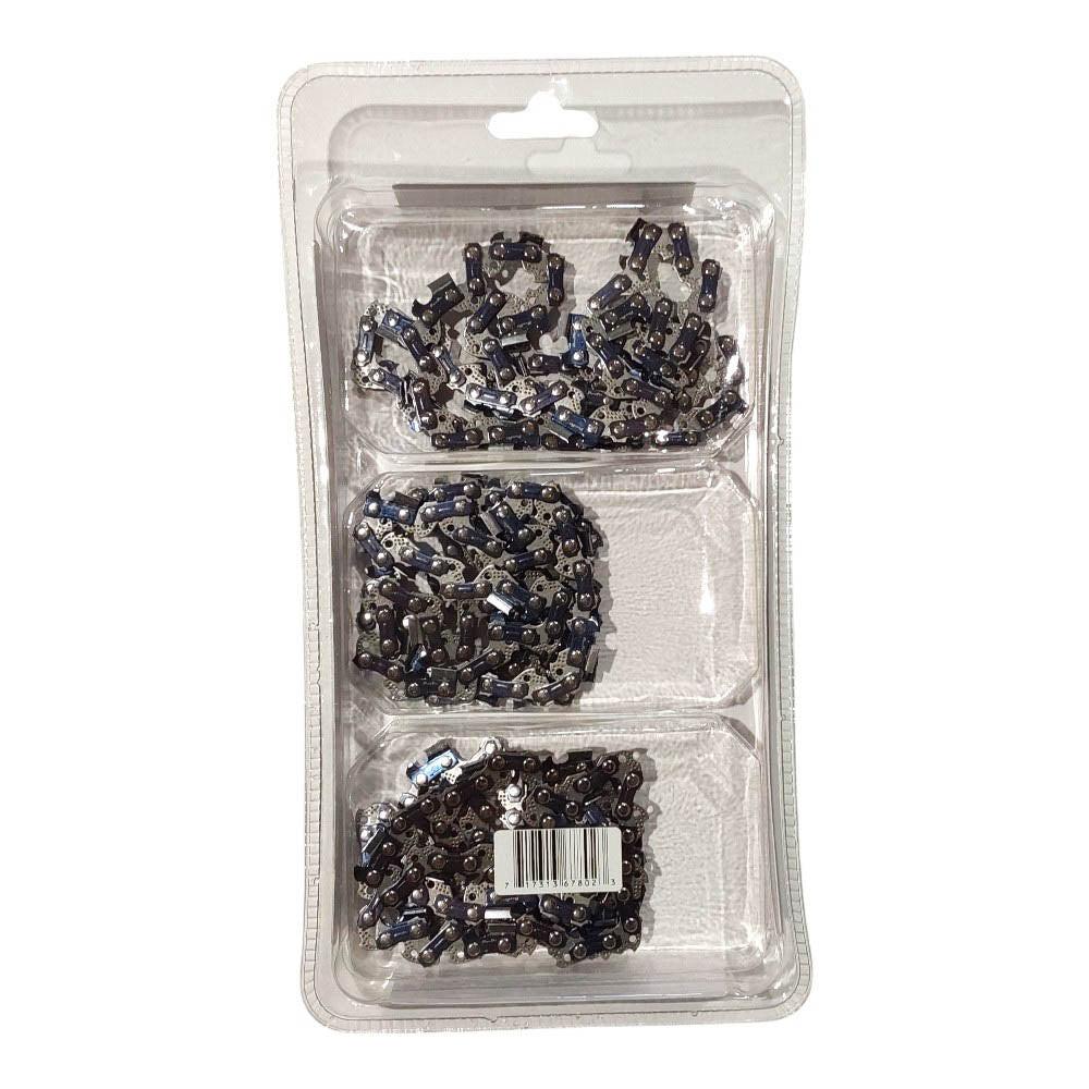 Proven Part 3PK Full Chisel Chain 3/8"LP .043" 55DL For Stihl Fits 3610 005 0055