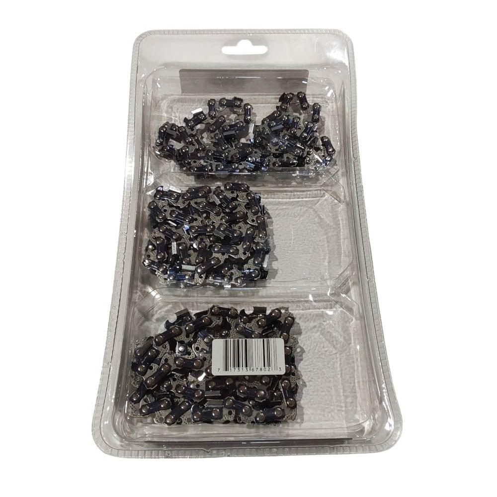 Proven Part 3PK Full Chisel Chain 3/8"LP .043" 55DL For Stihl Fits 3610 005 0055