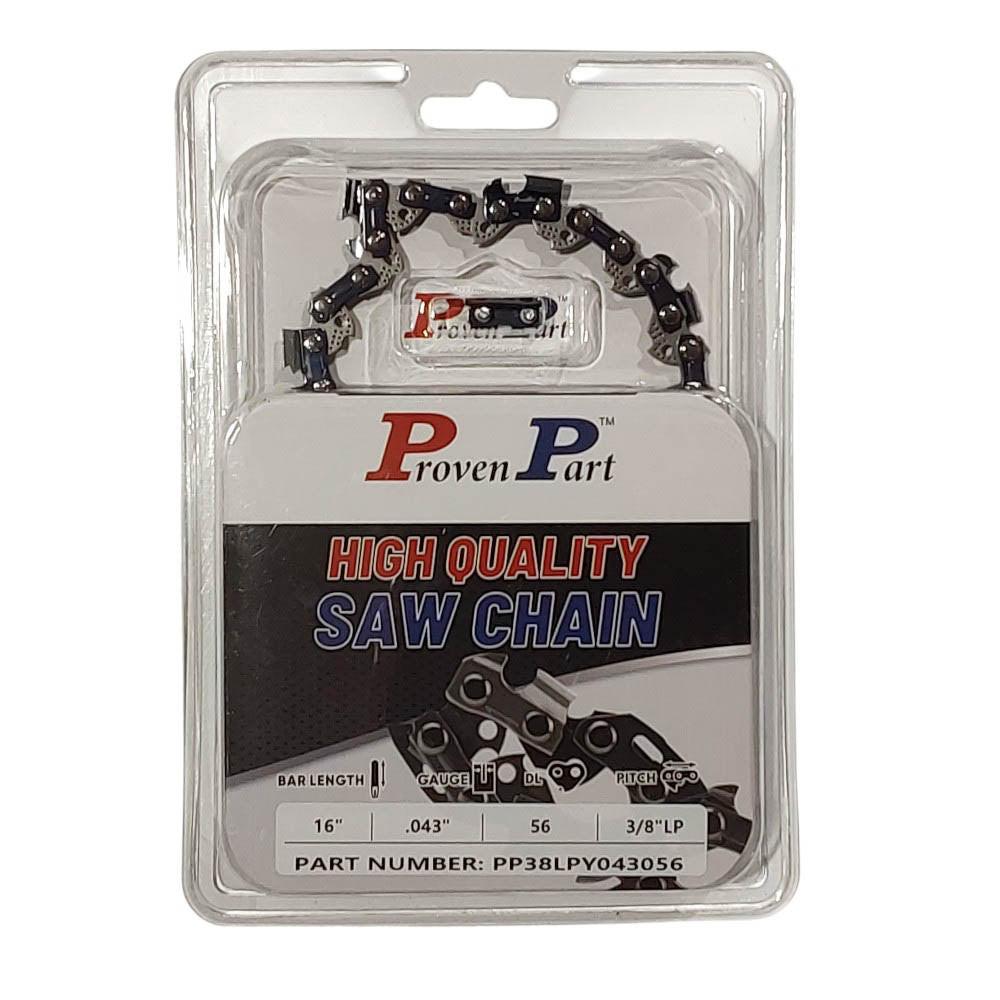 Proven Part Full Chisel Saw Chain 3/8" LP .043" 56DL For Husqvarna Fits 579167803