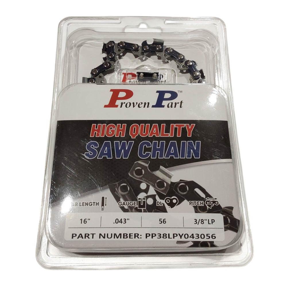 Proven Part Full Chisel Saw Chain 3/8" LP .043" 56DL For Husqvarna Fits 579167803