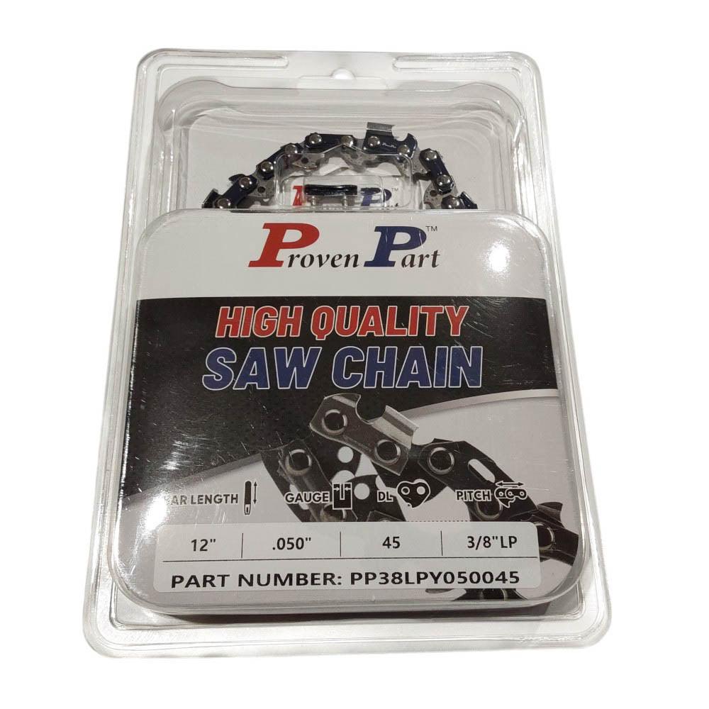 Proven Part Full Chisel Saw Chain 3/8" .050" 45DL