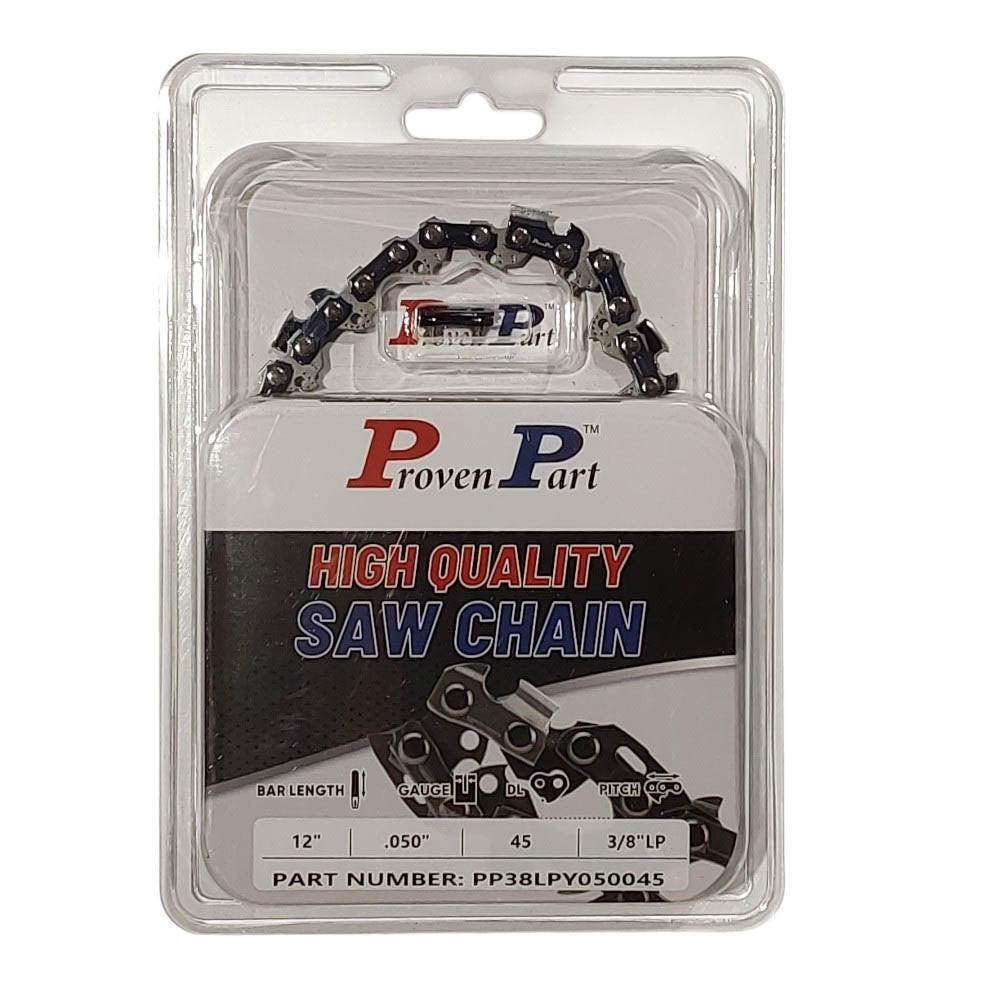 Proven Part Full Chisel Saw Chain 3/8" .050" 45DL