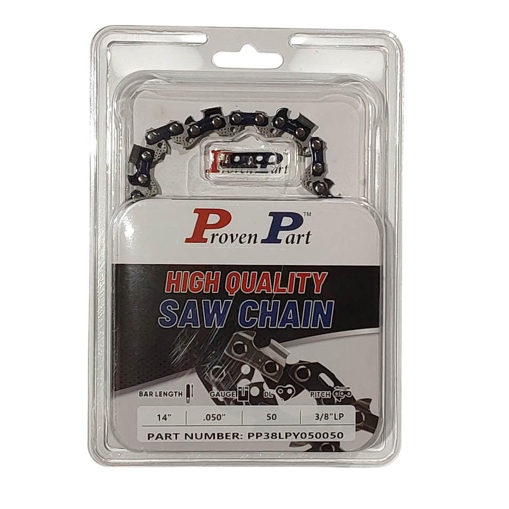 Proven Part Full Chisel Saw Chain 3/8" .050" 50DL
