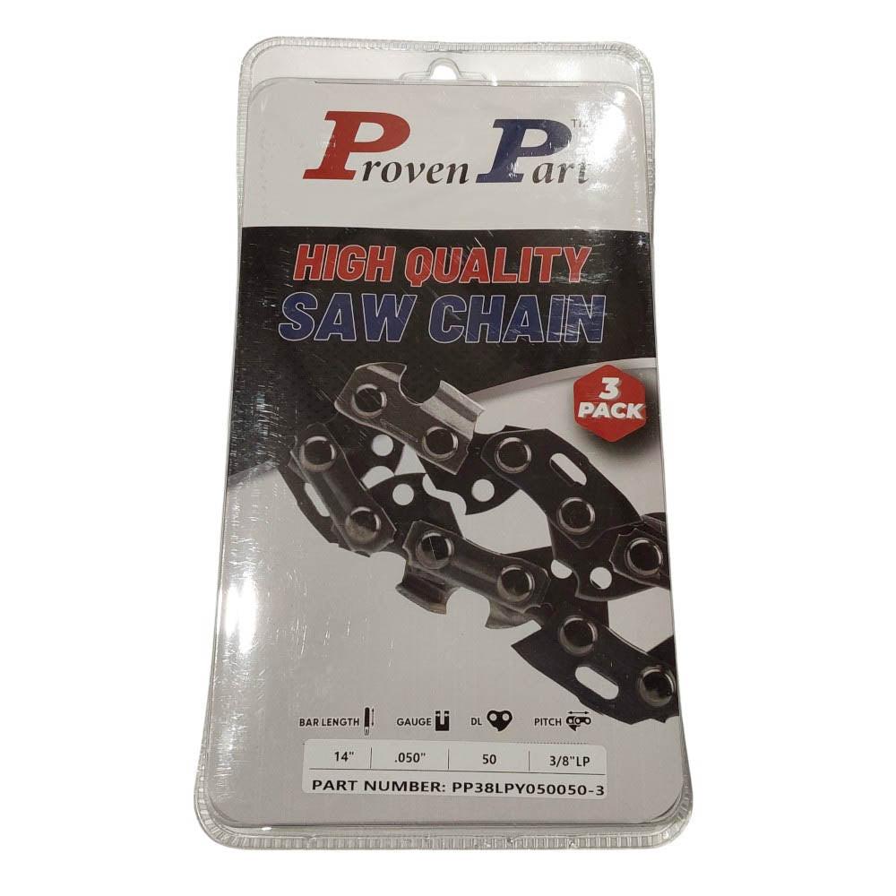 Proven Part 3-Pack of chainsaw Chain 38LP Pitch 050 Gauge 50 DL Fits Stihl 36130050050