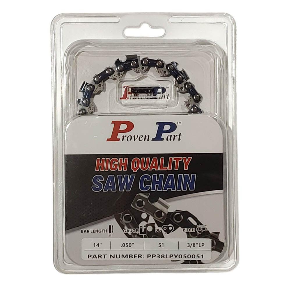 Proven Part Full Chisel Saw Chain 3/8" .050" 51DL
