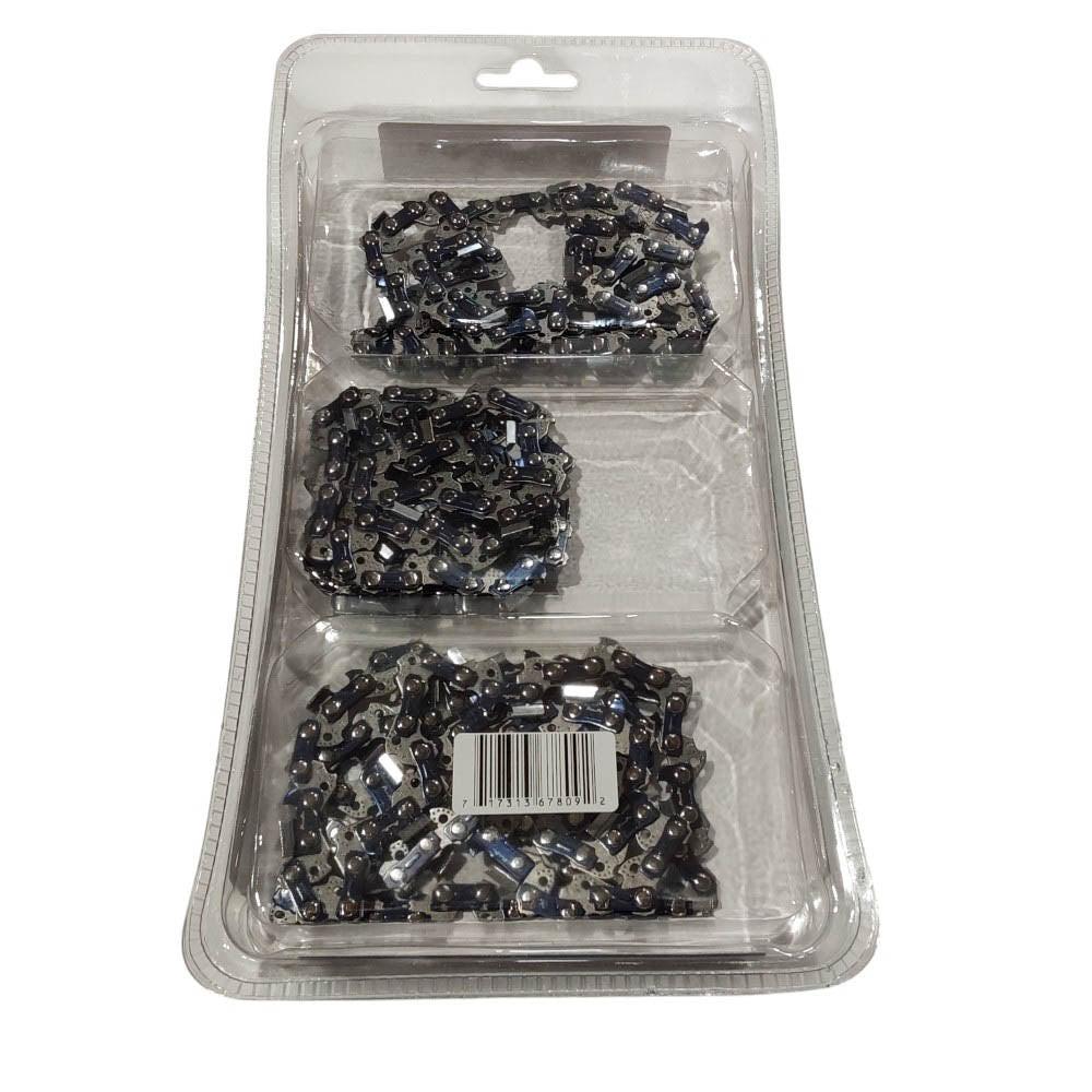 Proven Part 3-Pack of chainsaw Chain 38LP Pitch 050 Gauge 51 DL Fits Oregon 91VXL051