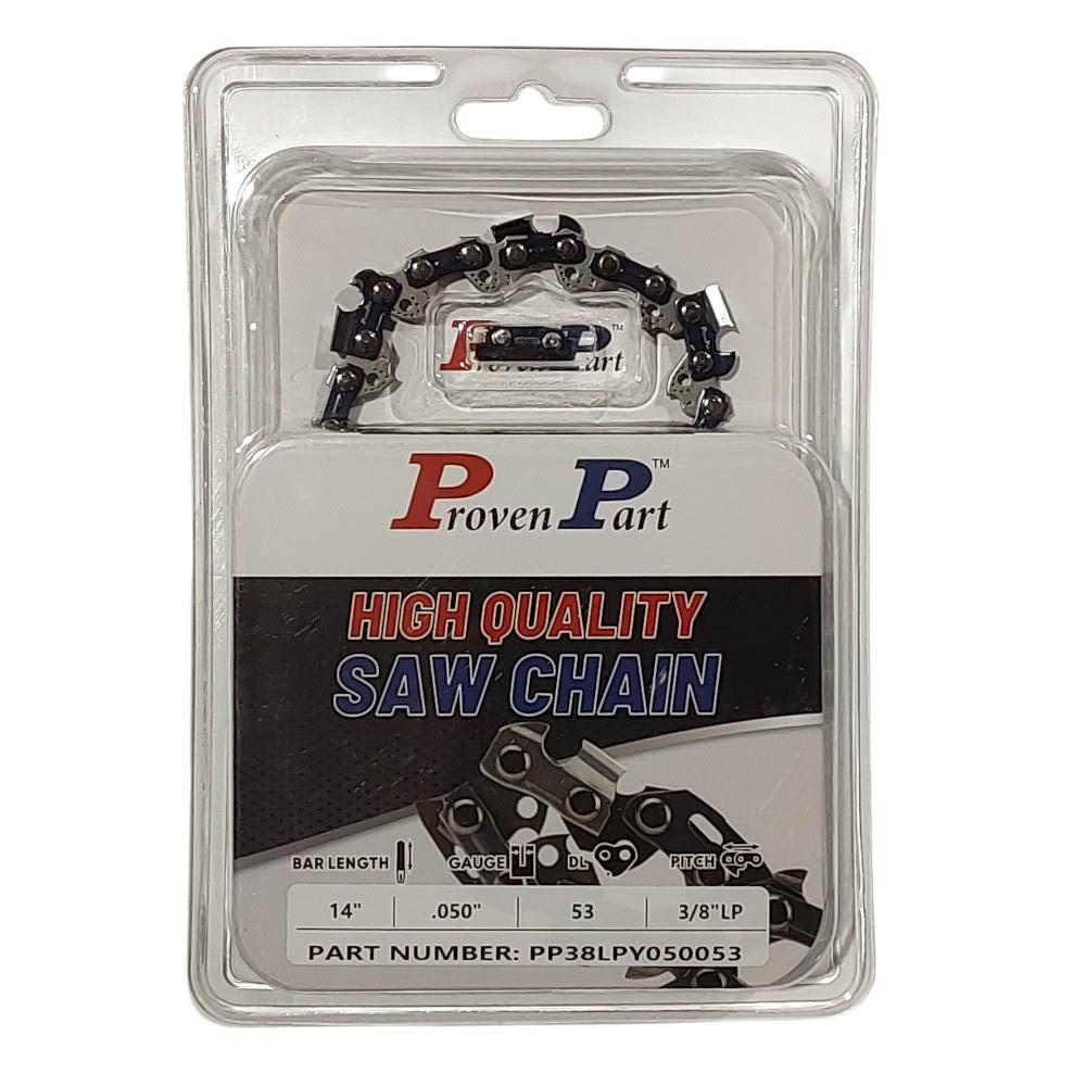 Proven Part Full Chisel Saw Chain 3/8" .050" 53DL