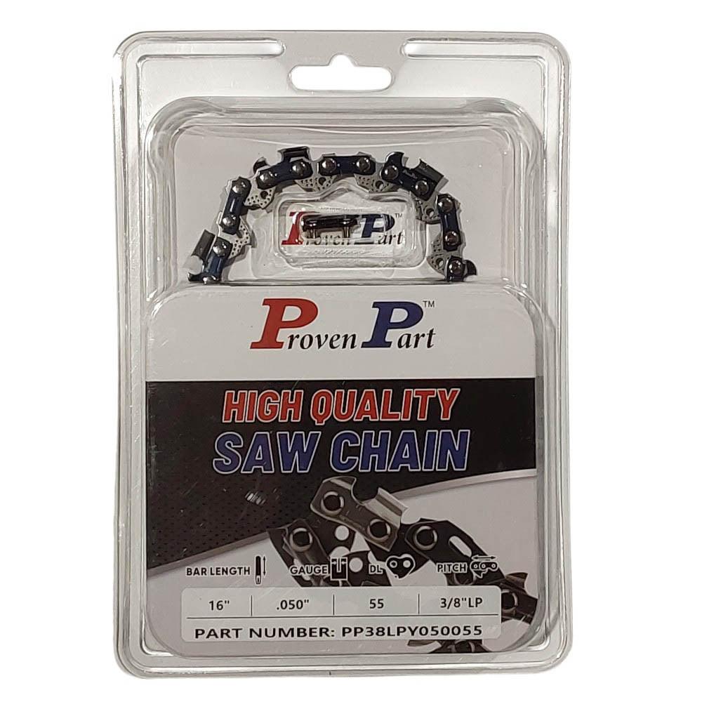 Proven Part Full Chisel Saw Chain 16In Bar Fits Stihl 3/8" .050" 55DL