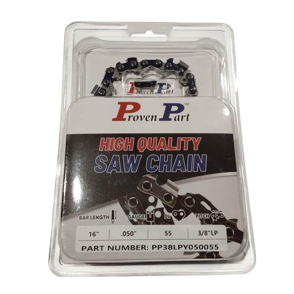 Proven Part Full Chisel Saw Chain 16In Bar Fits Stihl 3/8" .050" 55DL