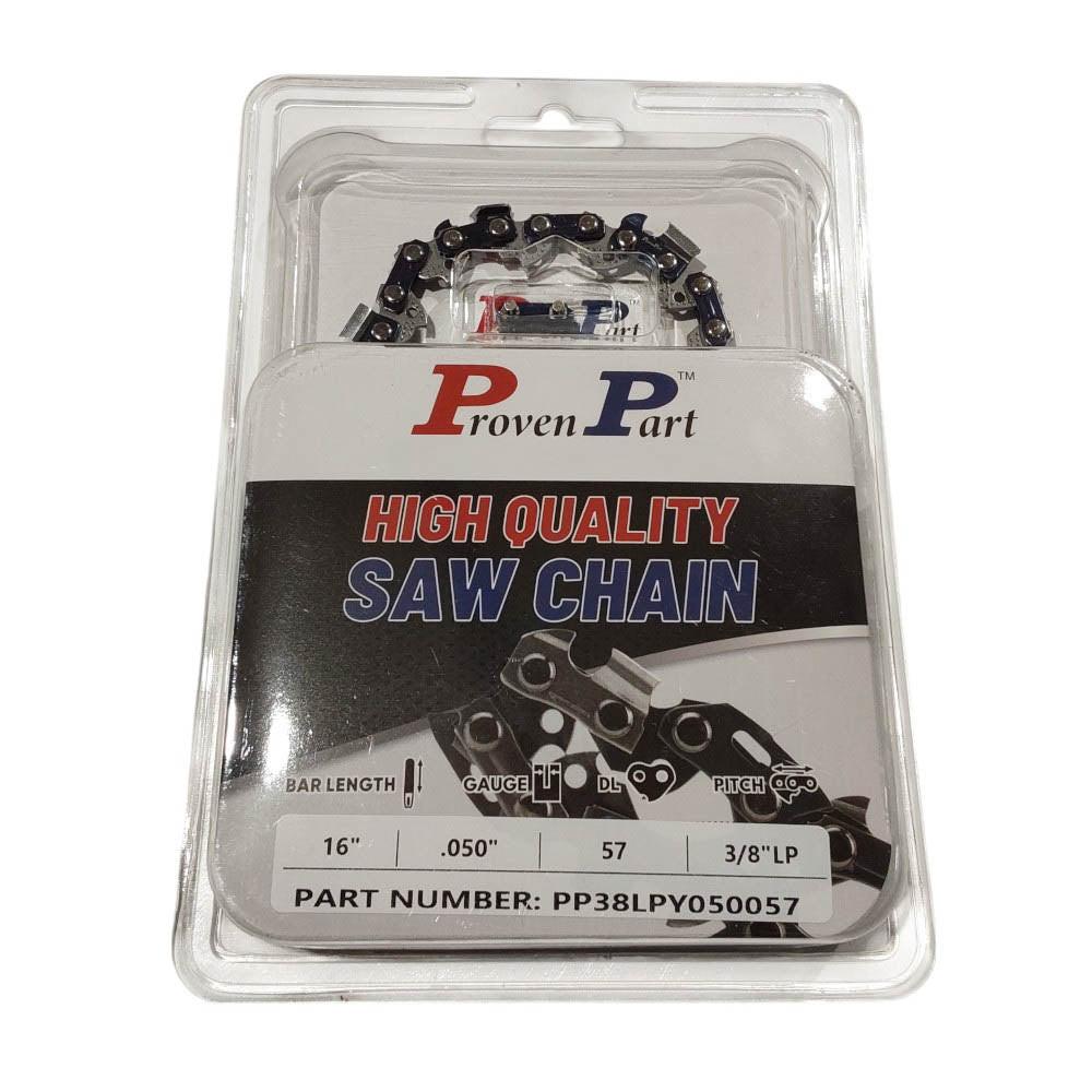 Proven Part Full Chisel Saw Chain 3/8" .050" 57DL