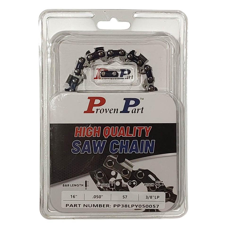 Proven Part Full Chisel Saw Chain 3/8" .050" 57DL